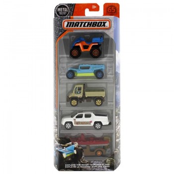 Mattel Αυτοκινητάκια - Σετ Των 5 Σε 3 Σχέδια C1817 027084092950