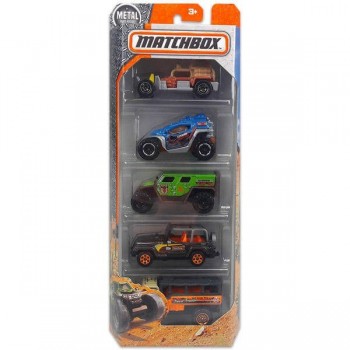 Mattel Αυτοκινητάκια - Σετ Των 5 Σε 3 Σχέδια C1817 027084092950
