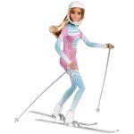 Mattel Barbie Κούκλα Σκιέρ Pink Passport Winter FDR57 887961475678