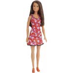Mattel Barbie Μοντέρνα Φορέματα-Κόκκινο Φόρεμα, Μελαχρινή Κούκλα T7439 / DVX90 887961377149