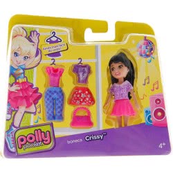 Mattel Polly Pocket - Κούκλα Με Ρούχα: Crissy CBW79 / CGJ03 887961064971