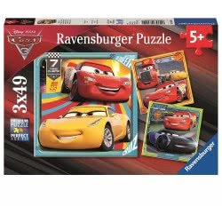 Ravensburger Παζλ 3X49τεμ. Cars 3 08015 4005556080151