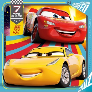Ravensburger Παζλ 3X49τεμ. Cars 3 08015 4005556080151