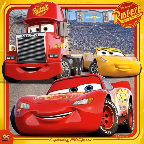 Ravensburger Παζλ 3X49τεμ. Cars 3 08015 4005556080151