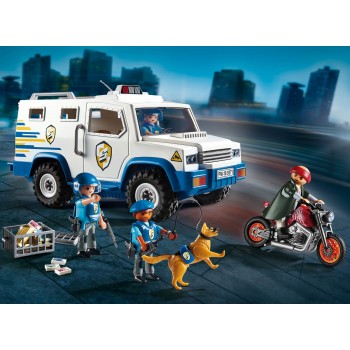 Playmobil Όχημα Χρηματαποστολής(9371) & Λαμπάδα(89501070) 10577 4008789105776