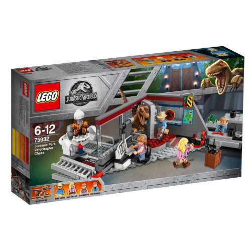 LEGO Jurassic World Jurassic Park Καταδίωξη Βελοσιράπτορα 75932 5702016110272