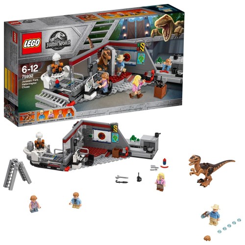 LEGO Jurassic World Jurassic Park Καταδίωξη Βελοσιράπτορα 75932 5702016110272