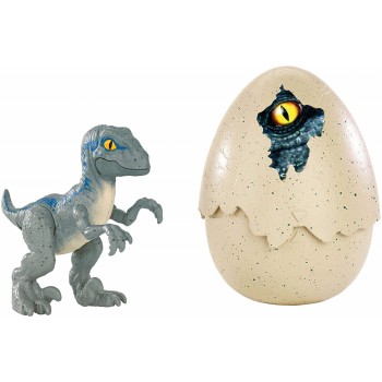 Mattel Jurassic World Hatchlings Egg - Velociraptor Blue FMB91 / FMB92 887961569230