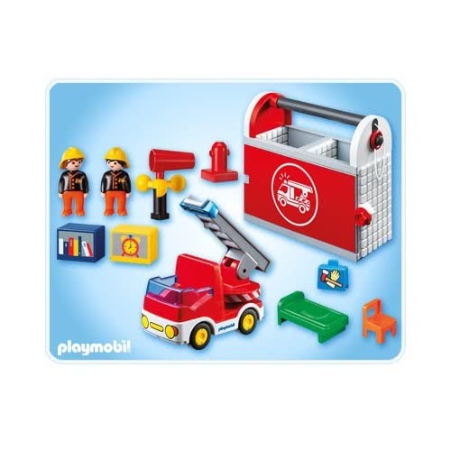 Playmobil Πυροσβεστικός Σταθμός-Βαλιτσάκι 6777 4008789067777