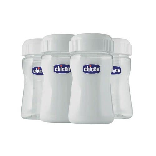 Chicco Μπουκάλια Διατήρησης Μητρικού Γάλακτος Sure Safe Φυσική Μέθοδος 4 Τεμάχια 00084-30-10 8003670715467 8003670715467