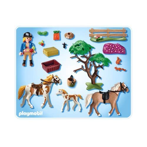 Playmobil Περίφραξη Με Άλογα Και Πουλάρι 5227 4008789052278