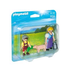 Playmobil Duo Pack Αγρότισσα Και Αγοράκι 5514 4008789055149
