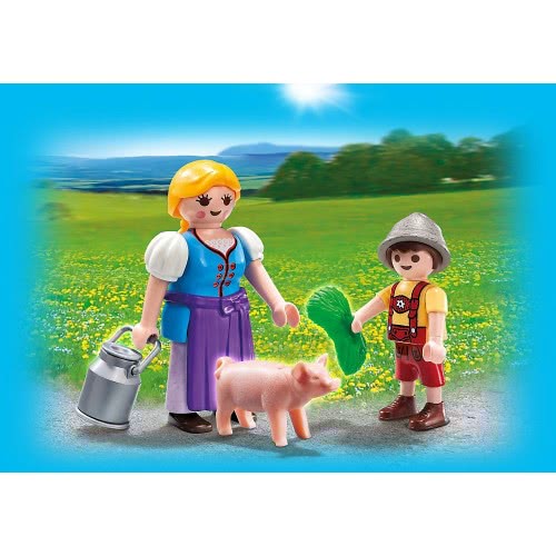 Playmobil Duo Pack Αγρότισσα Και Αγοράκι 5514 4008789055149