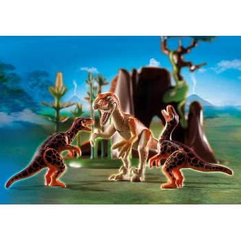 Playmobil Δεινόνυχος Και Βελοσιράπτορες 5233 4008789052339
