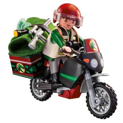 Playmobil Εξερευνητής Δεινοσαύρων Με Μοτοσικλέτα 5237 4008789052377
