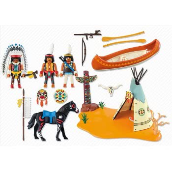 Playmobil Super Set Ινδιάνοι Με Σκηνή 4012 4008789040121