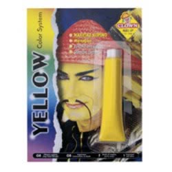 CLOWN Μακιγιάζ Σωληνάριο Κίτρινο 70295 5203359702952