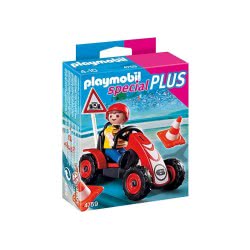 Playmobil Αγόρι Με Αγωνιστικό Go-Kart 4759 4008789047595