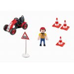 Playmobil Αγόρι Με Αγωνιστικό Go-Kart 4759 4008789047595