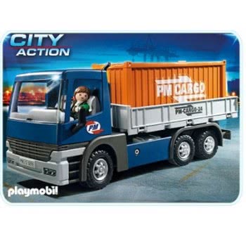 Playmobil Φορτηγό Με Μεγάλο Container. 5255 4008789052551