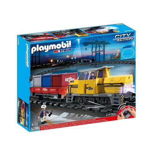 Playmobil Εμπορευματοφόρο Τρένο RC Με Φώτα Και Ήχους. 5258 4008789052582