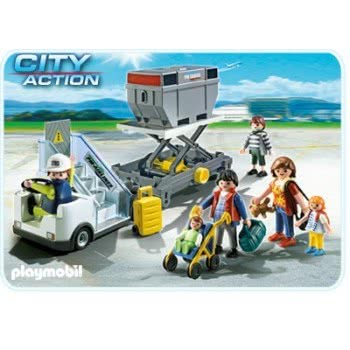 Playmobil Σκάλα Αεροσκάφους, Επιβάτες Και Εμπορεύματα. 5262 4008789052629