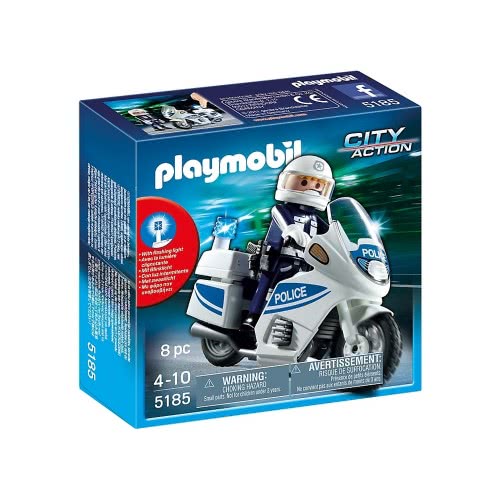 Playmobil Αστυνομική Μοτοσικλέτα 5185 4008789051851
