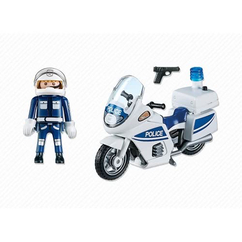 Playmobil Αστυνομική Μοτοσικλέτα 5185 4008789051851