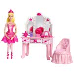 Mattel Barbie Σετ Μίνι Μπαλαρίνα Με Έπιπλο (2 Σχέδια) Y5380 746775223595