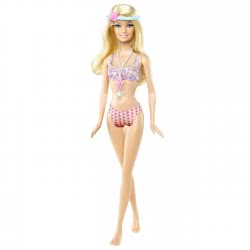 Mattel Barbie Beach Ροζ X9598 746775181321