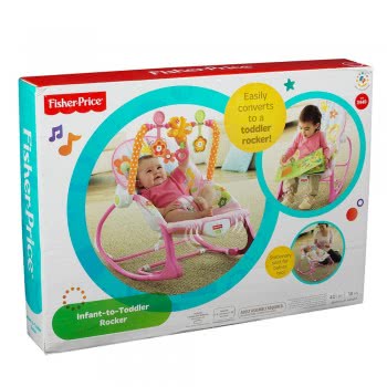 Mattel Ροζ Infant To Toddler - Ριλάξ/Κούνια Y8184 746775248710