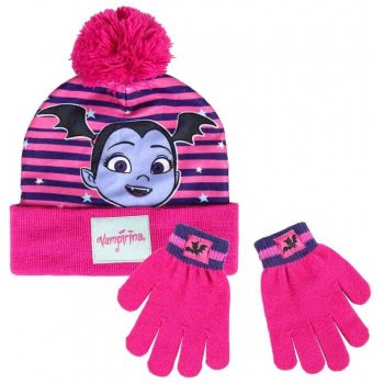 Cerda Vampirina Winter Hat And Gloves - Purple 2200003217 8427934199952
