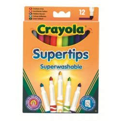 Giochi Preziosi Crayola 12 Λεπτοί Μαρκαδόροι Πλενόμενοι 7509 5010065075092