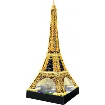 Ravensburger Παζλ 3D 216Τμχ Ο Πύργος Του Άϊφελ Νυχτερινή Έκδοση 12579 4005556125791
