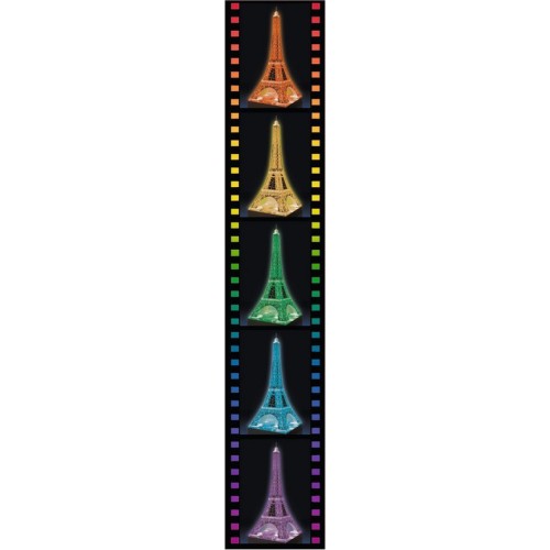 Ravensburger Παζλ 3D 216Τμχ Ο Πύργος Του Άϊφελ Νυχτερινή Έκδοση 12579 4005556125791