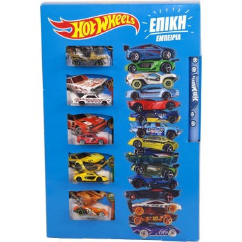Mattel Λαμπάδα Hot Wheels Με 5 Αυτοκινητάκια FPC25 887961605587