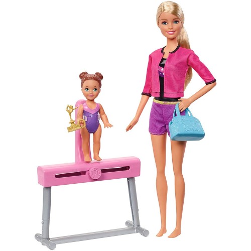 Mattel Barbie Σετ Επαγγέλματα Δασκάλα Αθλημάτων - Γυμνάστρια FXP39 887961697254