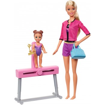 Mattel Barbie Σετ Επαγγέλματα Δασκάλα Αθλημάτων - Γυμνάστρια FXP39 887961697254