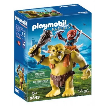 Playmobil Γιγαντιαίο Τρολ Με Νάνο Πολεμιστή 9343 4008789093431