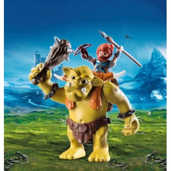 Playmobil Γιγαντιαίο Τρολ Με Νάνο Πολεμιστή 9343 4008789093431