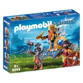 Playmobil Dwarf King With Guards 9344 4008789093448