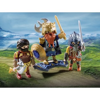 Playmobil Βασιλιάς Των Νάνων Με Δύο Φρουρούς 9344 4008789093448