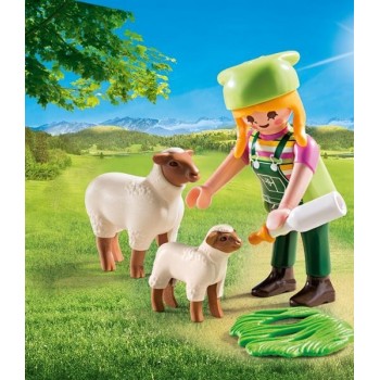 Playmobil Farmer With Sheep 9356 4008789093561