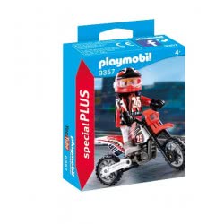Playmobil Οδηγός Μηχανής Motocross 9357 4008789093578