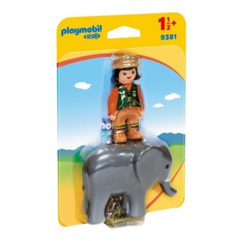 Playmobil Zookeeper With Elephant 9381 4008789093813