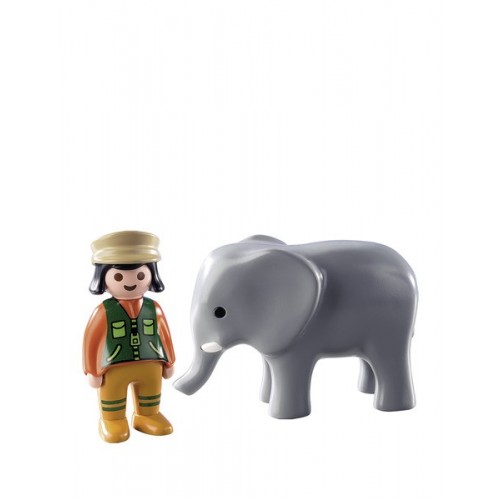 Playmobil Zookeeper With Elephant 9381 4008789093813