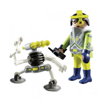 Playmobil Διαστημικός Πράκτορας Με Ρομπότ 9416 4008789094162