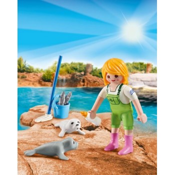 Playmobil Κτηνίατρος Με Μικρές Φώκιες 9418 4008789094186