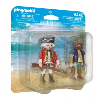 Playmobil Duo Pack Πειρατής Και Στρατιώτης 9446 4008789094469