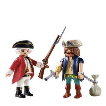 Playmobil Duo Pack Πειρατής Και Στρατιώτης 9446 4008789094469